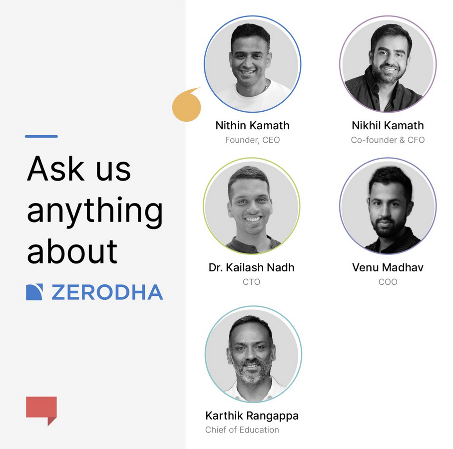 Zerodha S Th Anniversary Special Ama With Nithin Nikhil Dr K Venu