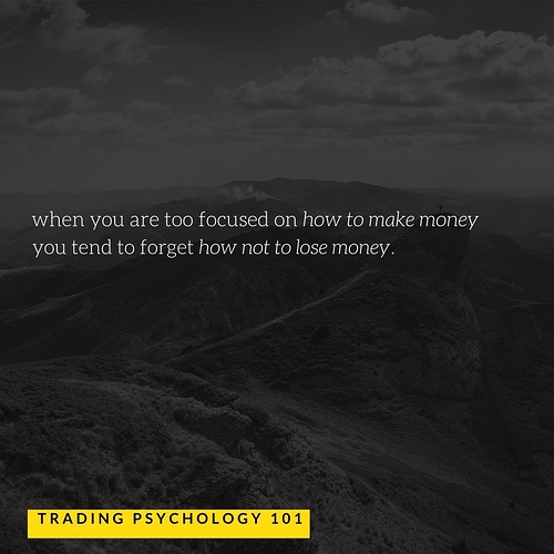 Trading psychology