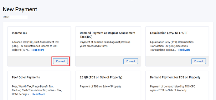 How to make advance tax payment? Step 4