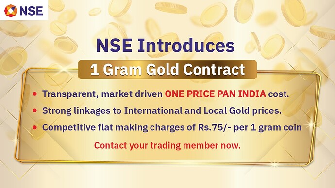 NSE Gold Contract Making charges