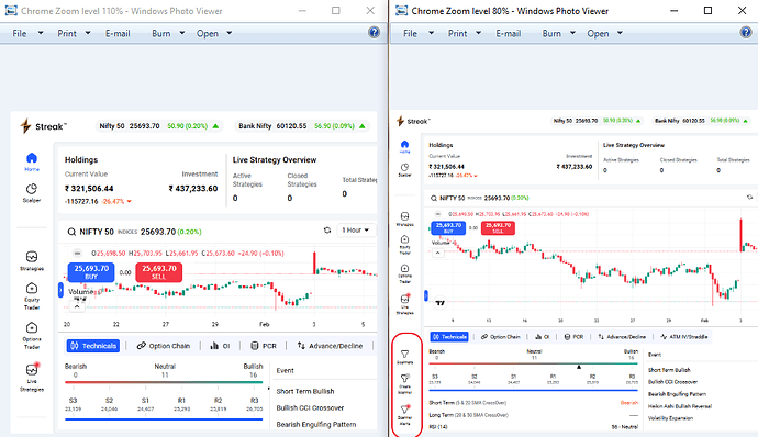 Zerodha Streak Home Page Scrollability Issue