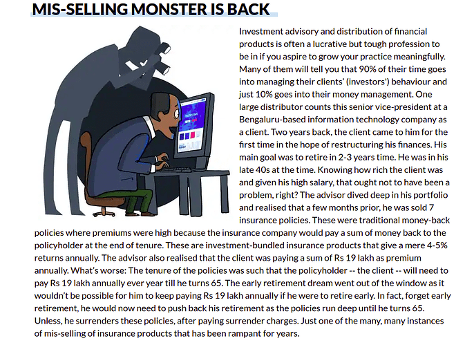 Mis-selling