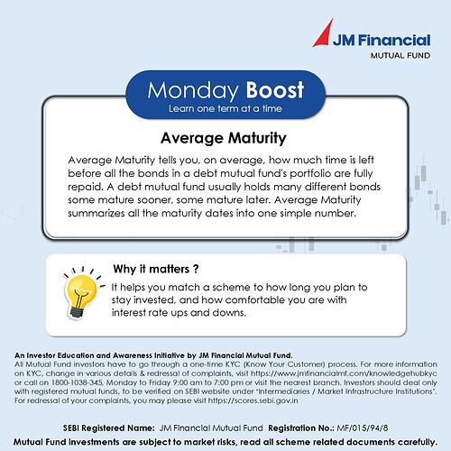 Monday Boost - Average Maturity