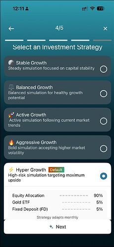 Strategy simulations