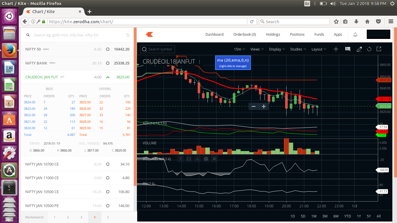 Stock Market App Ubuntu - STOCROT