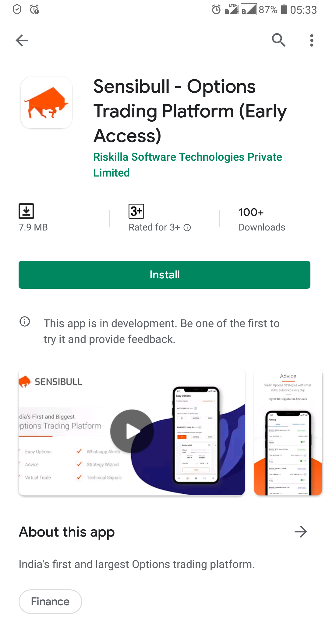 Sensibull is not optimized for mobile - Zerodha platforms ...